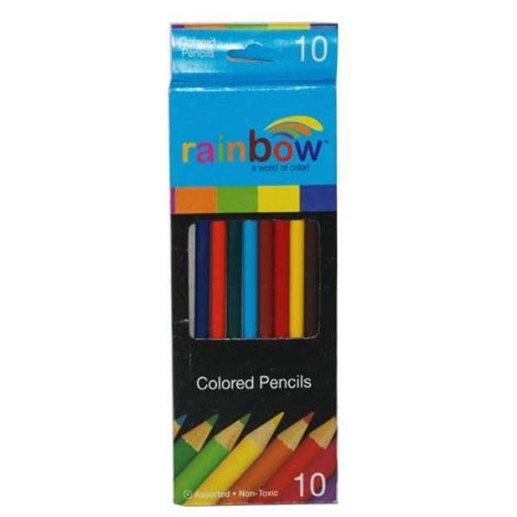 Pre-Sharpened Colored Pencils - 10 Pack 2