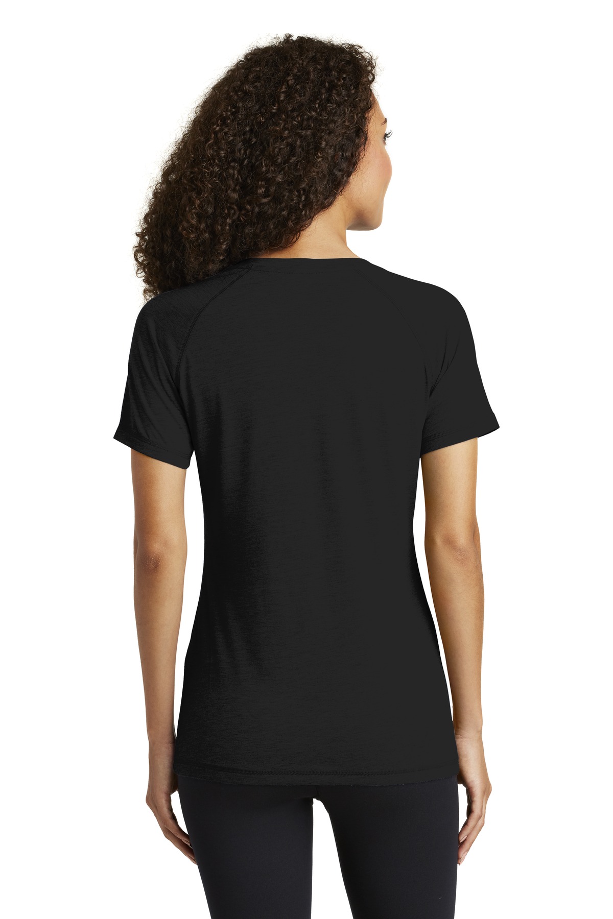 Women's PosiCharge Tri-Blend Wicking Scoop Neck Raglan Tee