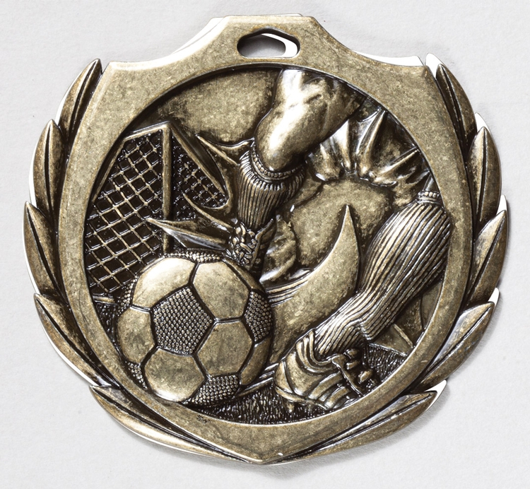 Soccer Burst Medal 2 1/4" 2