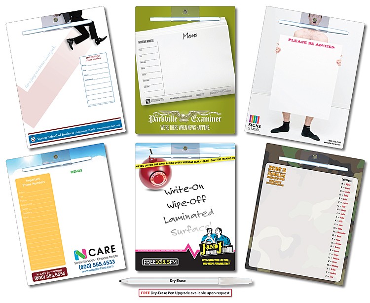 Memo Board - 8.5x11 Extra-Thick Laminated - 24 pt. 2