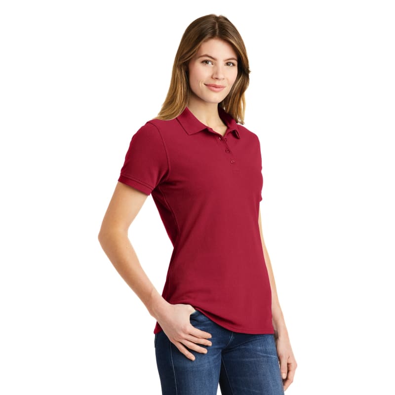 Port & Company Ladies Combed Ring Spun Pique Polo. 9