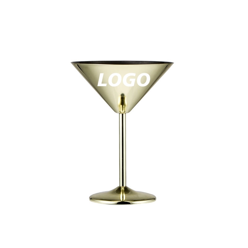 Custom 7 oz Stainless Steel Margarita Glasses 4