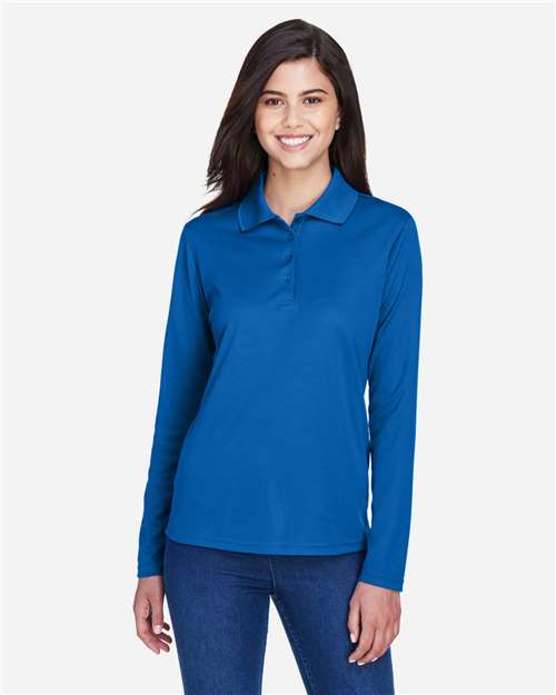 Women's Pinnacle Performance Long Sleeve Piqué Polo - 78192 6
