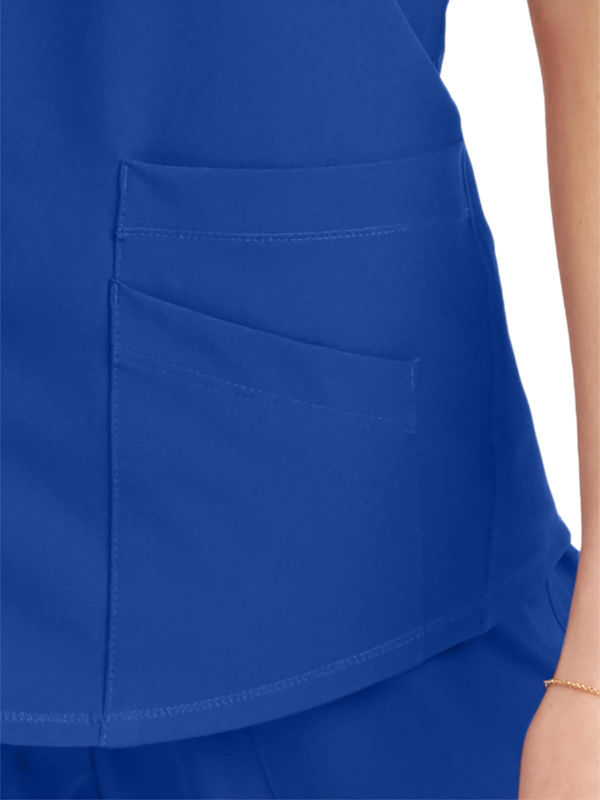Skechers - Women's Three-Pocket Curved V-Neck Breeze Scrub Top 43