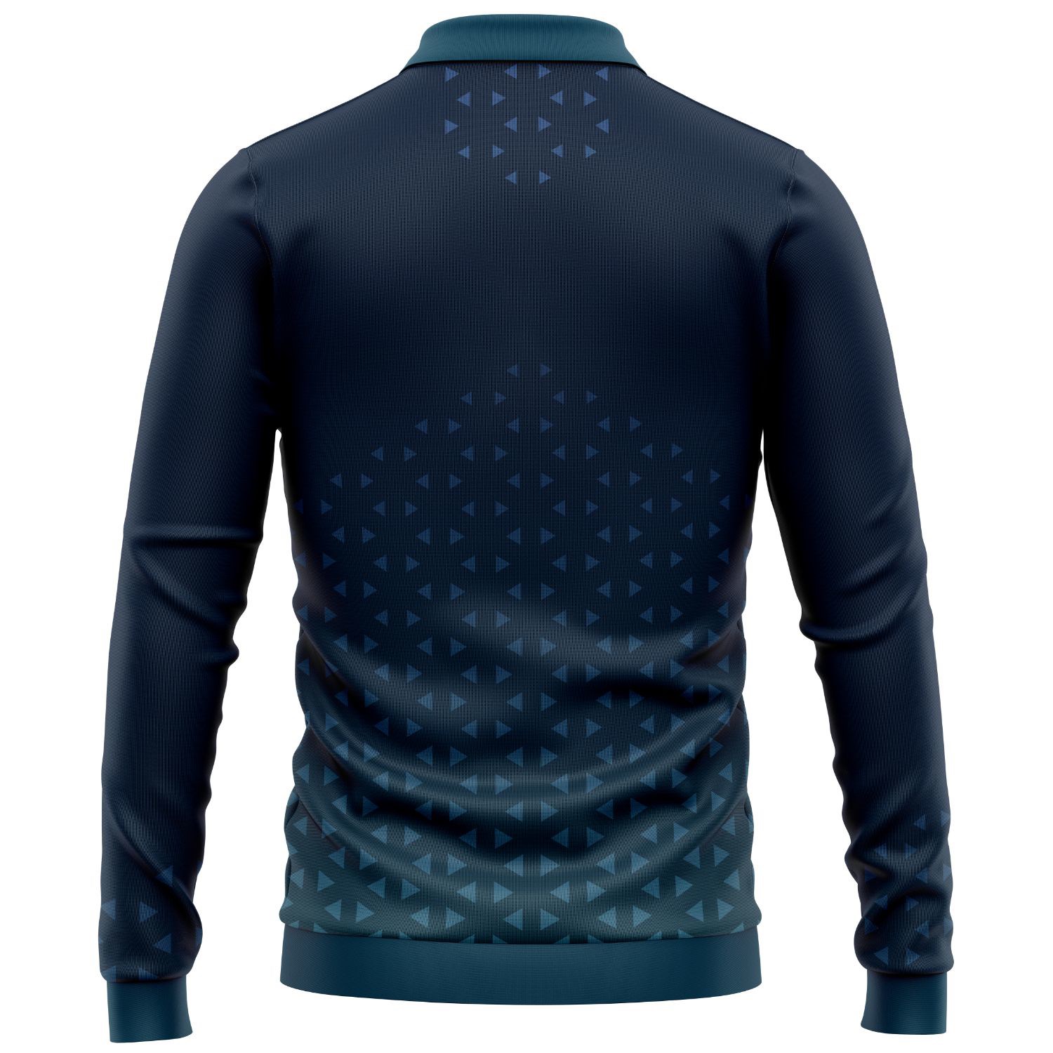 Unisex 160 GSM delicate Brushed Milk Silk Sublimation Long Sleeve Polo shirt 2