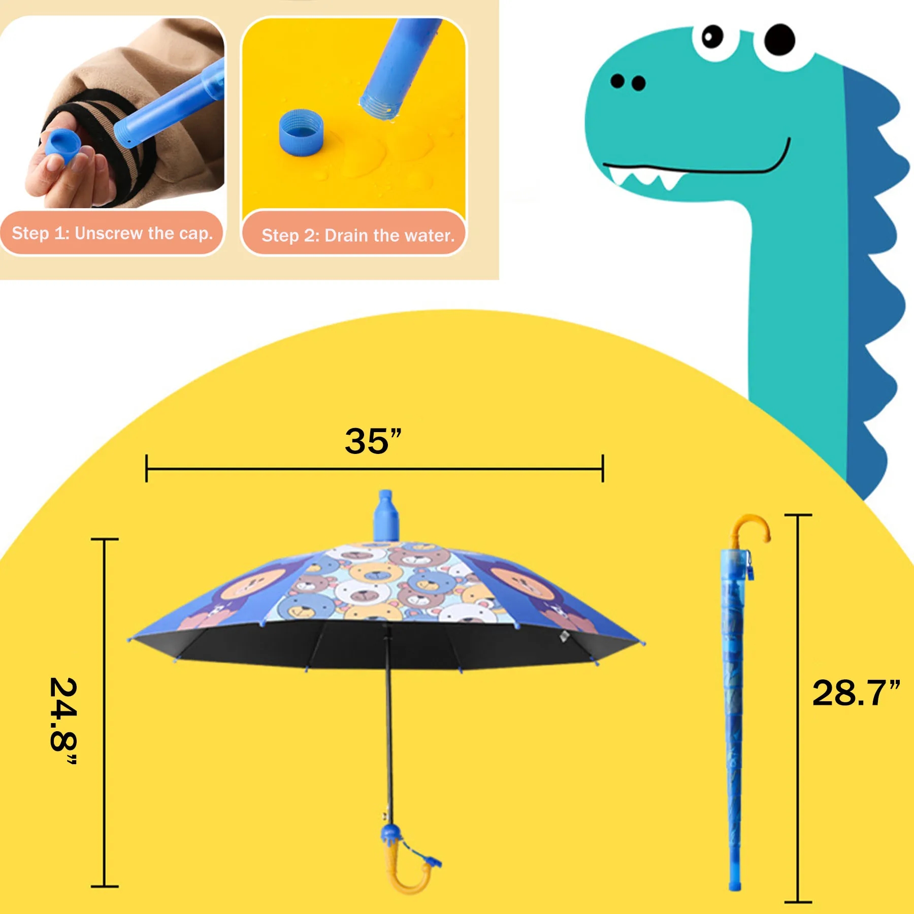 Automatic UV Protection Long Handle Umbrella 13