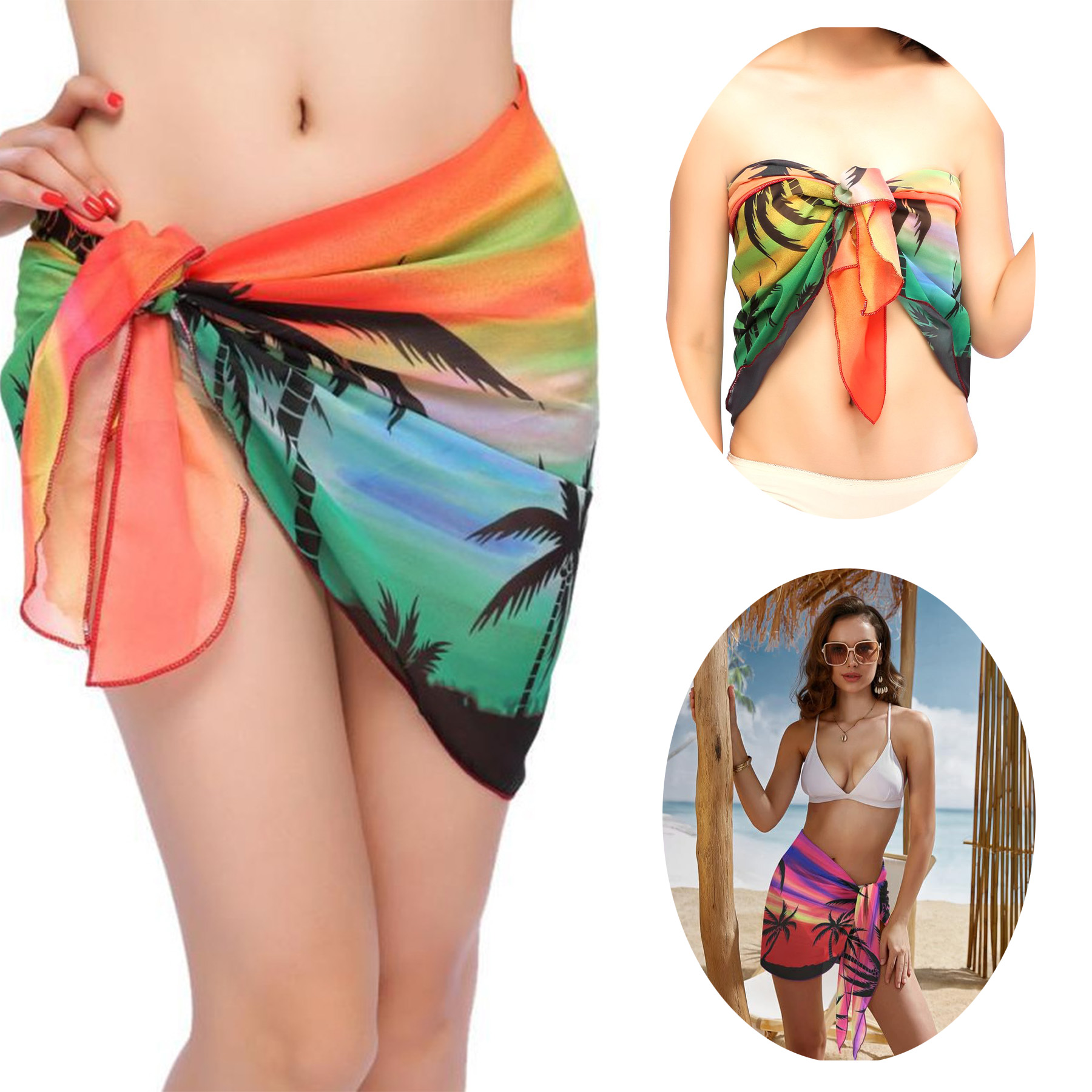 Women's Soft Wrap Beach Swimwear 2