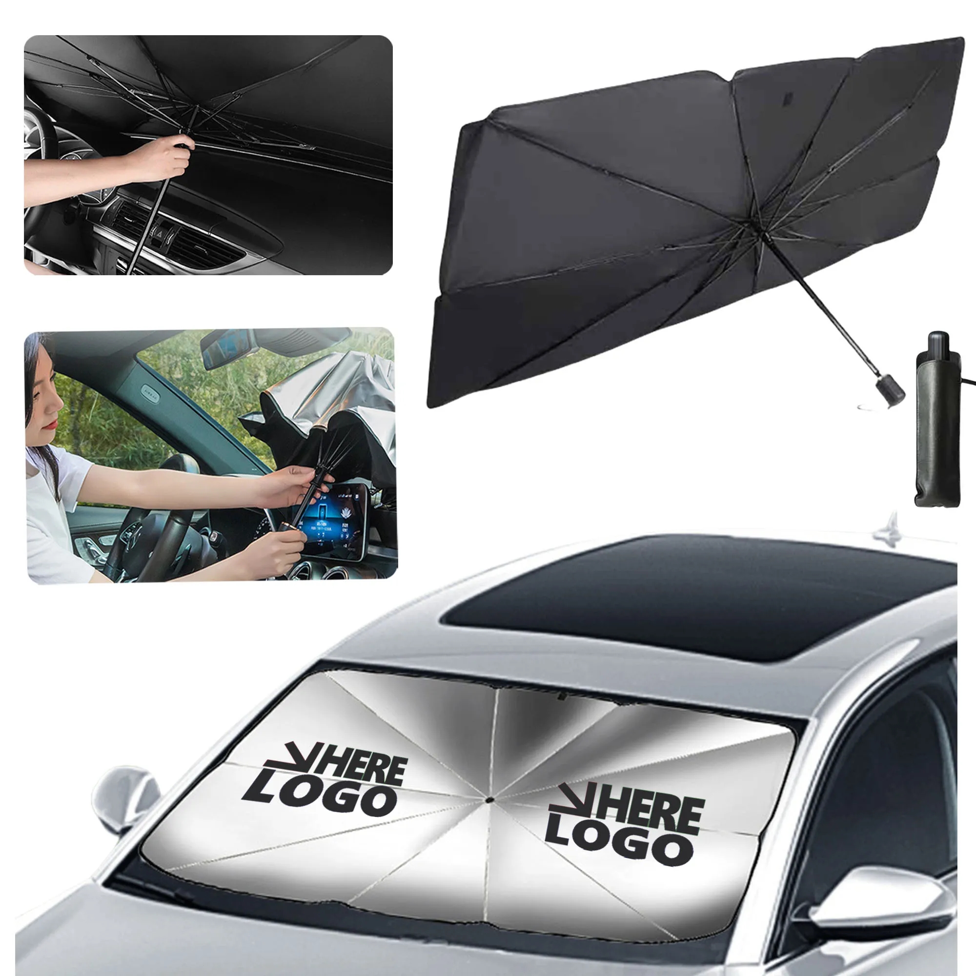 Car Windshield Sun Shade Umbrella 7