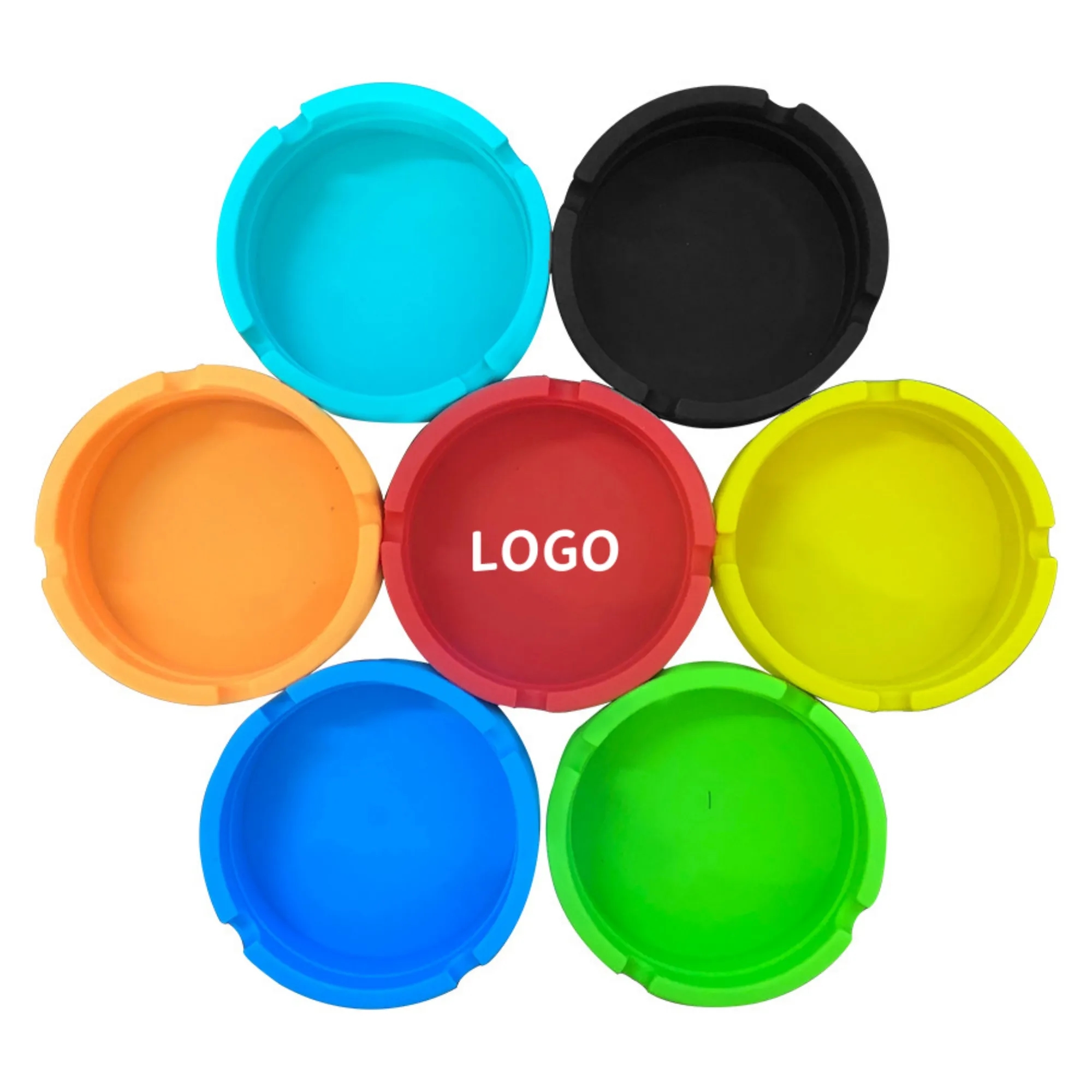 Multicolor Silicone Ashtray 1