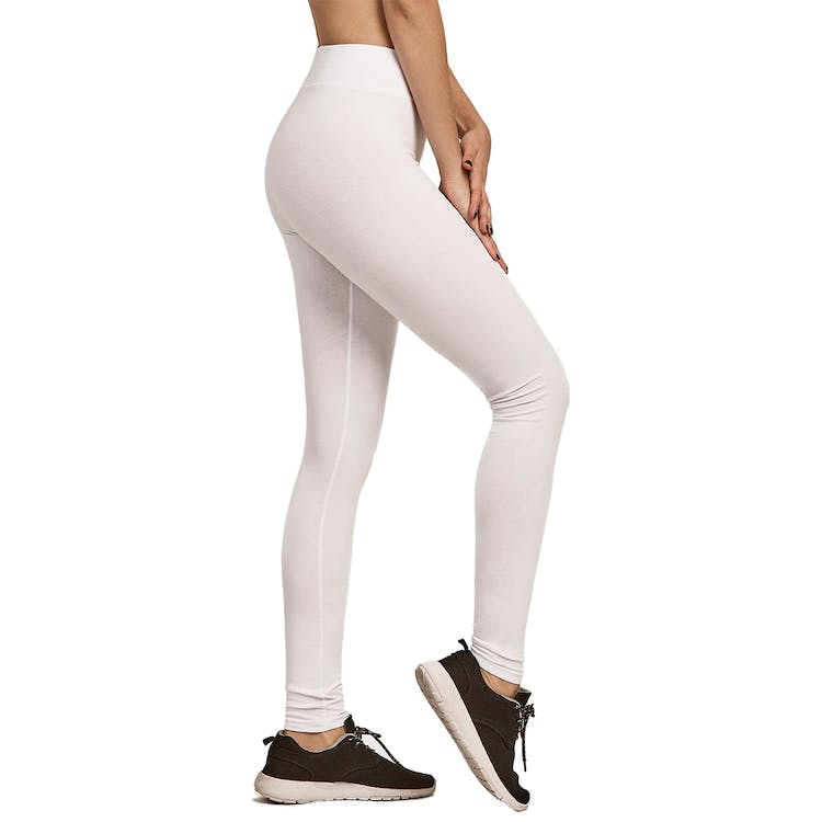 Women's Cotton Leggings - Small White 2