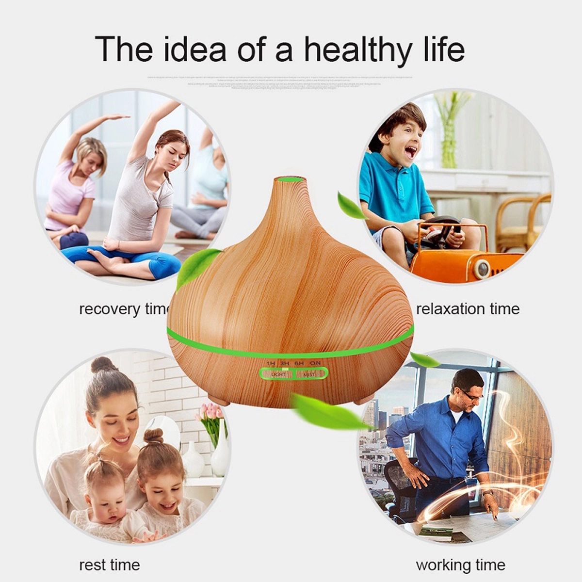 550ml Essential Oil Diffuser 4