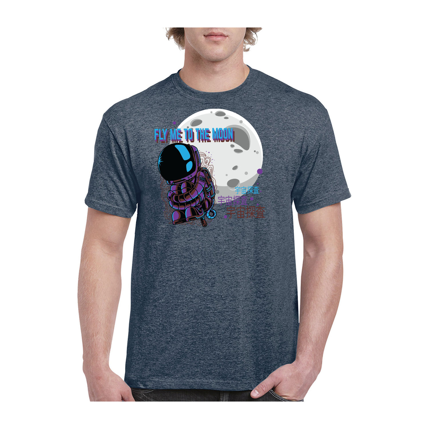 Gildan™ 5.3 oz Cotton Pre-Shrunk T-Shirt (Full Color Imprint) 34