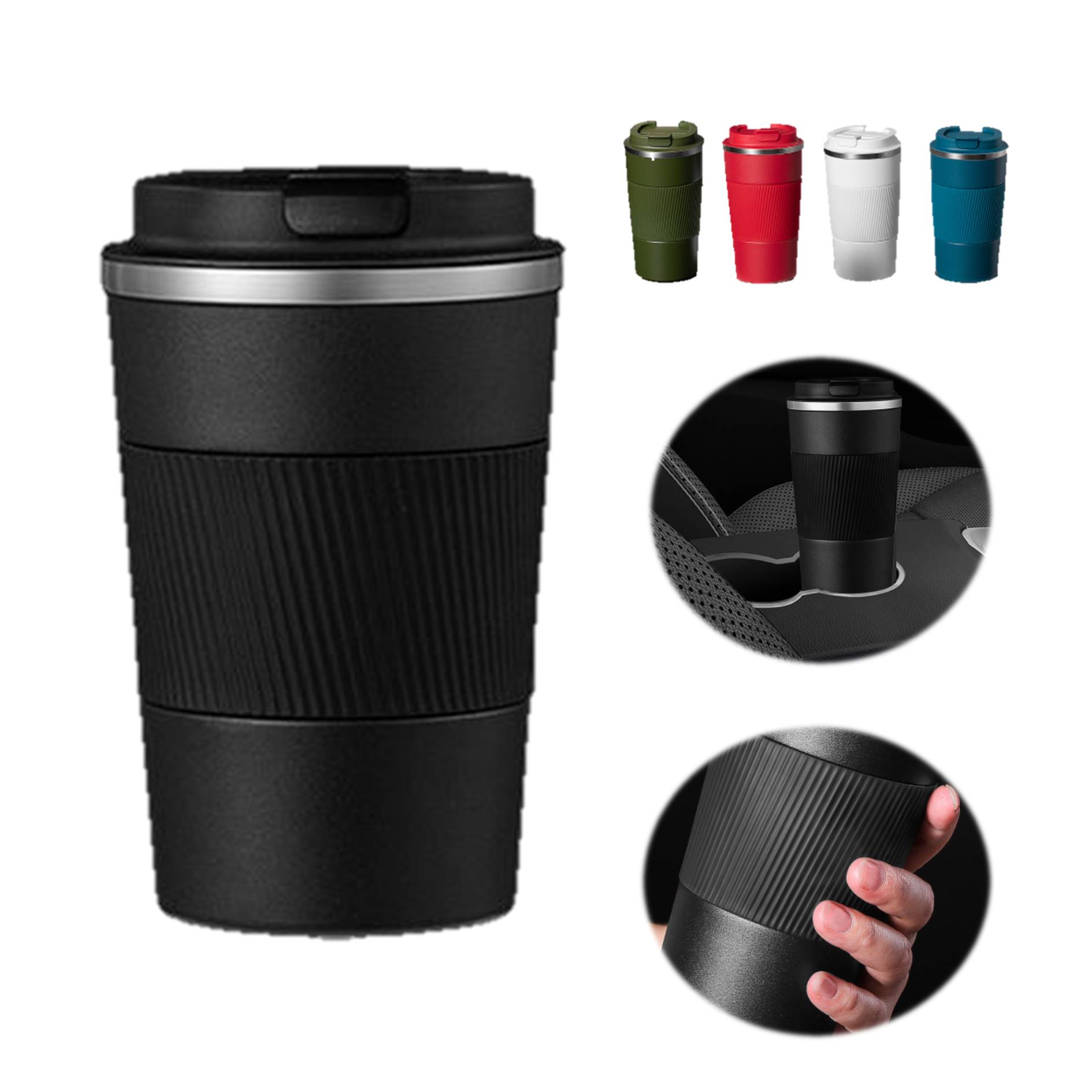 Non-Slip 14 Oz. 18 Oz. Tumbler Portable Coffee Cup 1