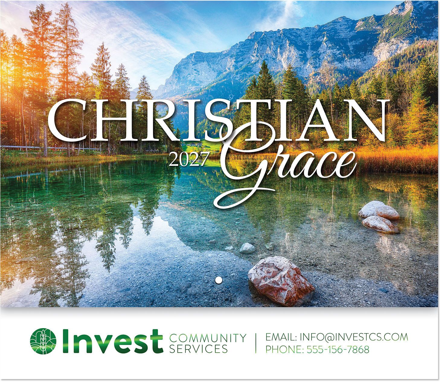 CHRISTIAN GRACE STAPLED WALL CALENDAR 7