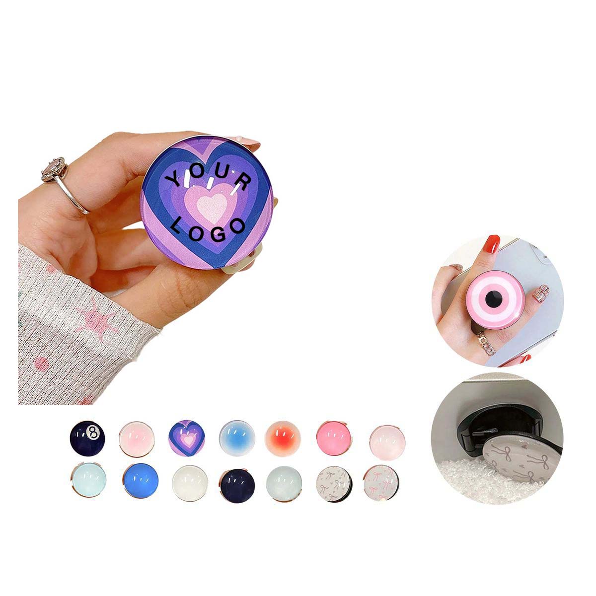Phone Ring Holder with 360 Degree Rotation for Secure Grip 5
