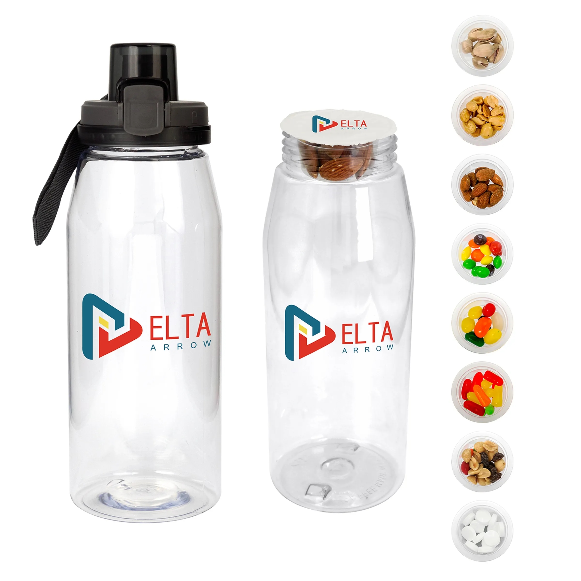 Locking Lid 32 oz. Snack Bottle 6
