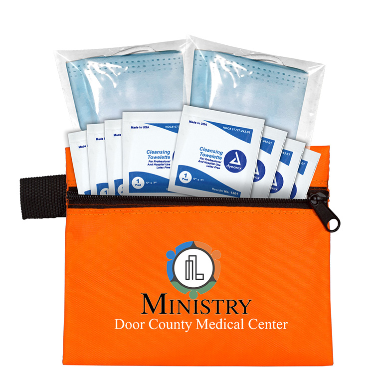 "Titan" Wipe it Down Travel Kit in Zippered Pouch 23