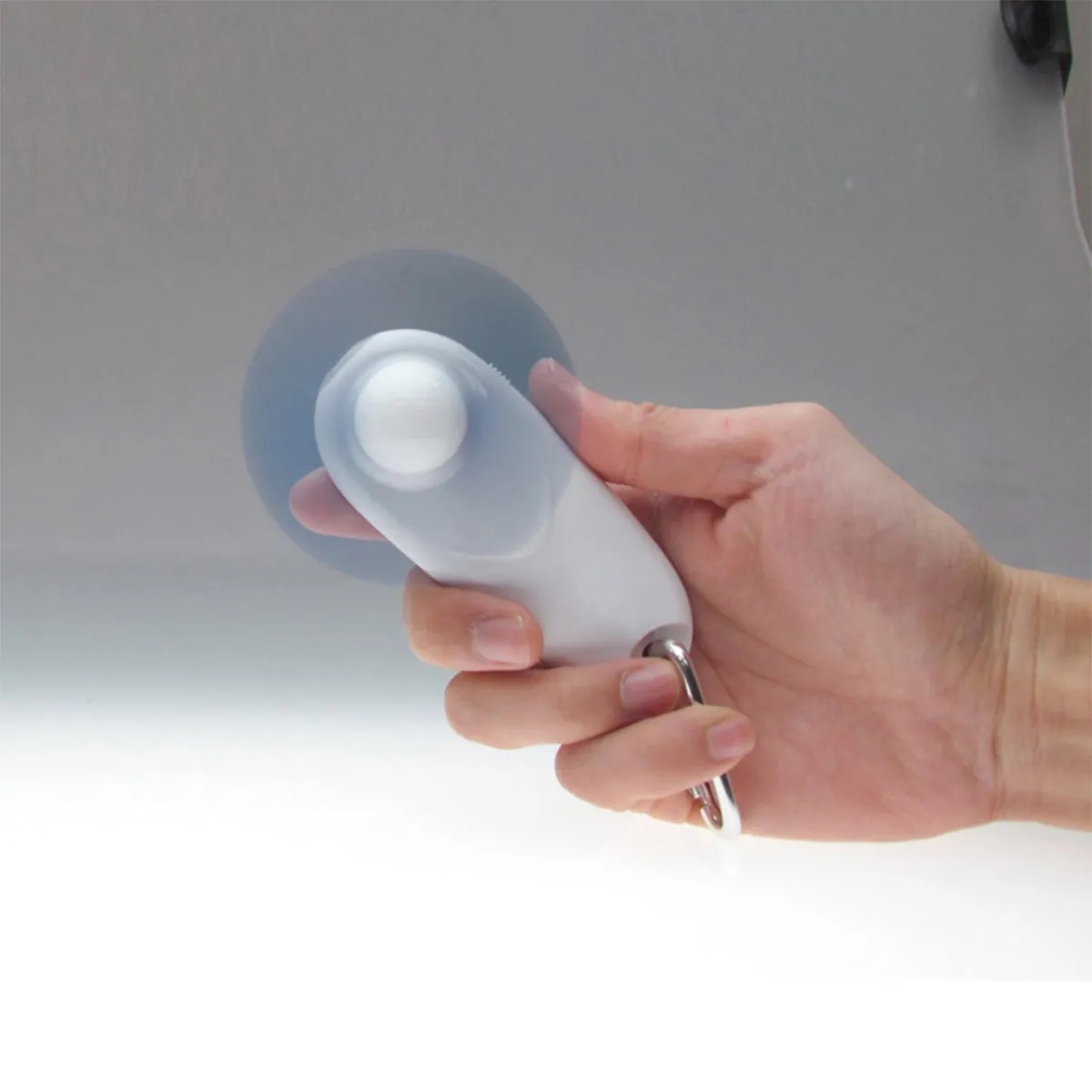 Cute Portable Mini Fan with Light & Carabiner 3