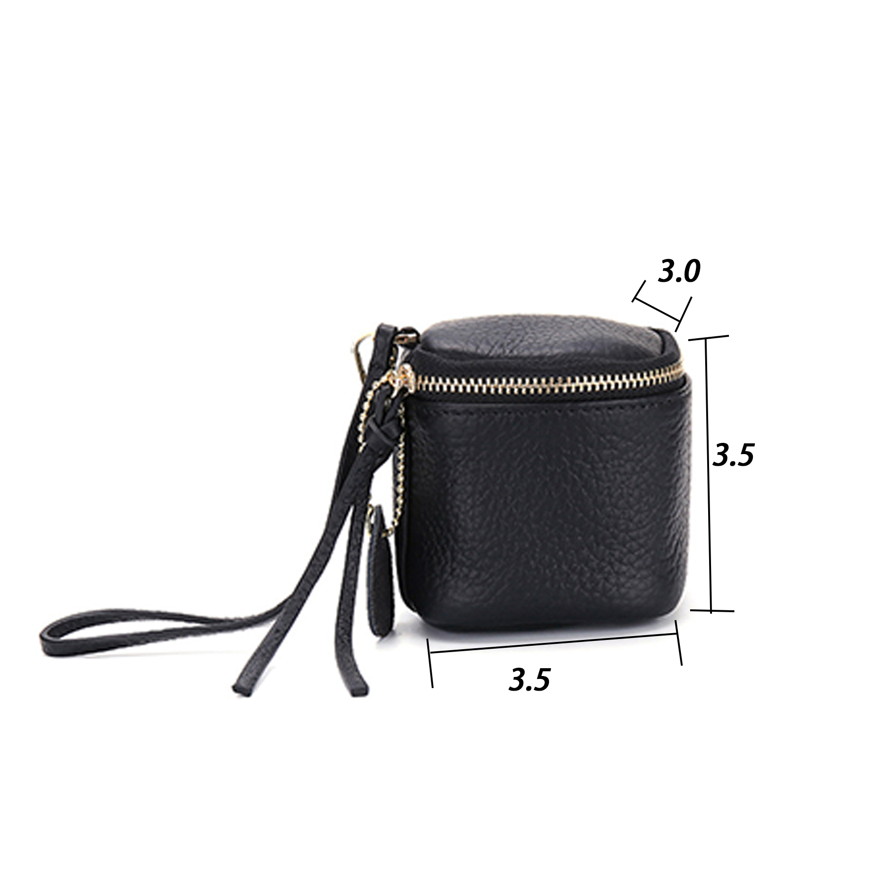 Genuine leather women's mini carrying coin bag 6