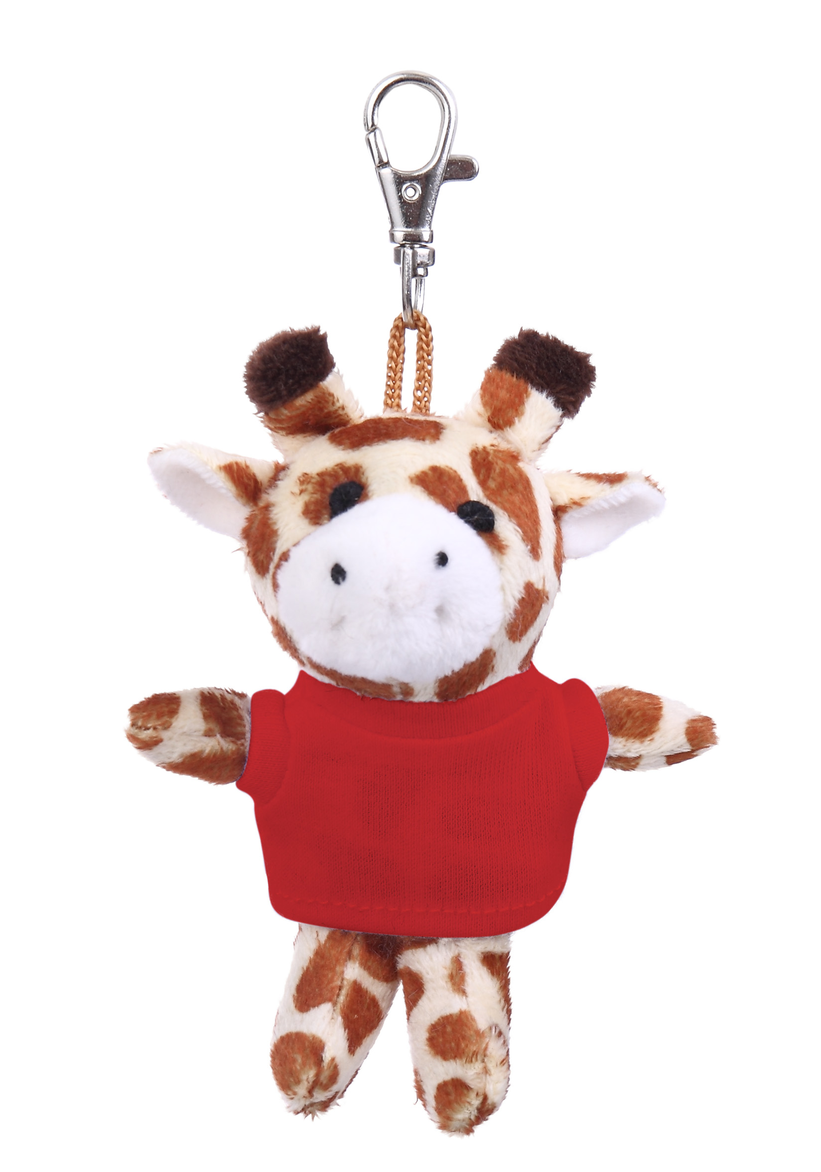 Soft Plush Giraffe Keychain with Tee 13