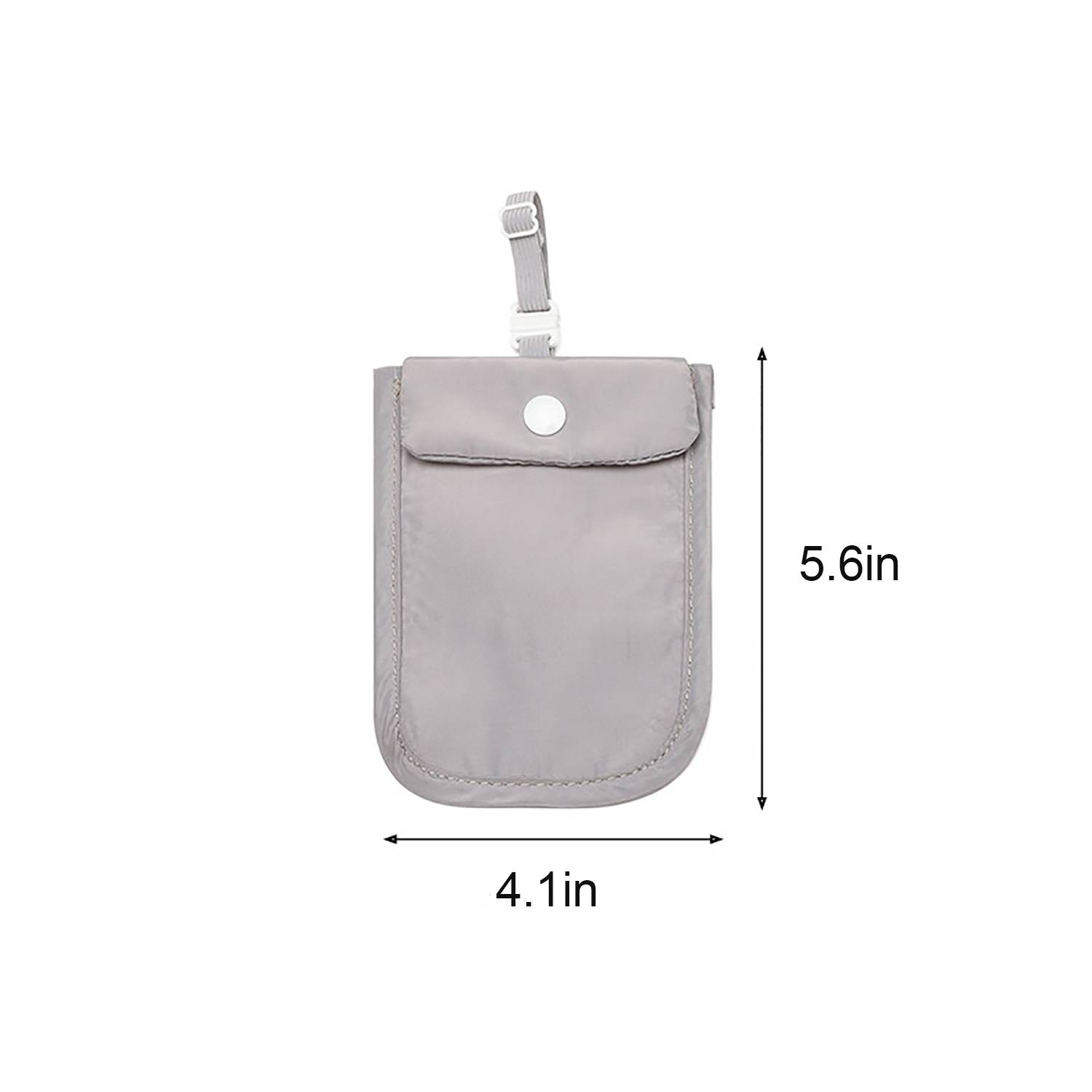 Women'S Compact And Durable Nylon Coin Purse W/ A Strap 4