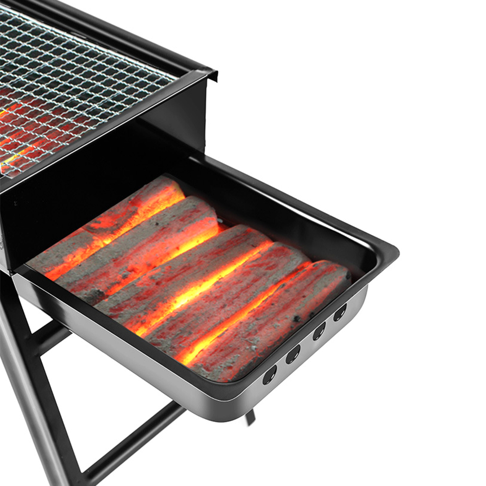 Extra Thick Large Outdoor Barbecue Portable Grill 1