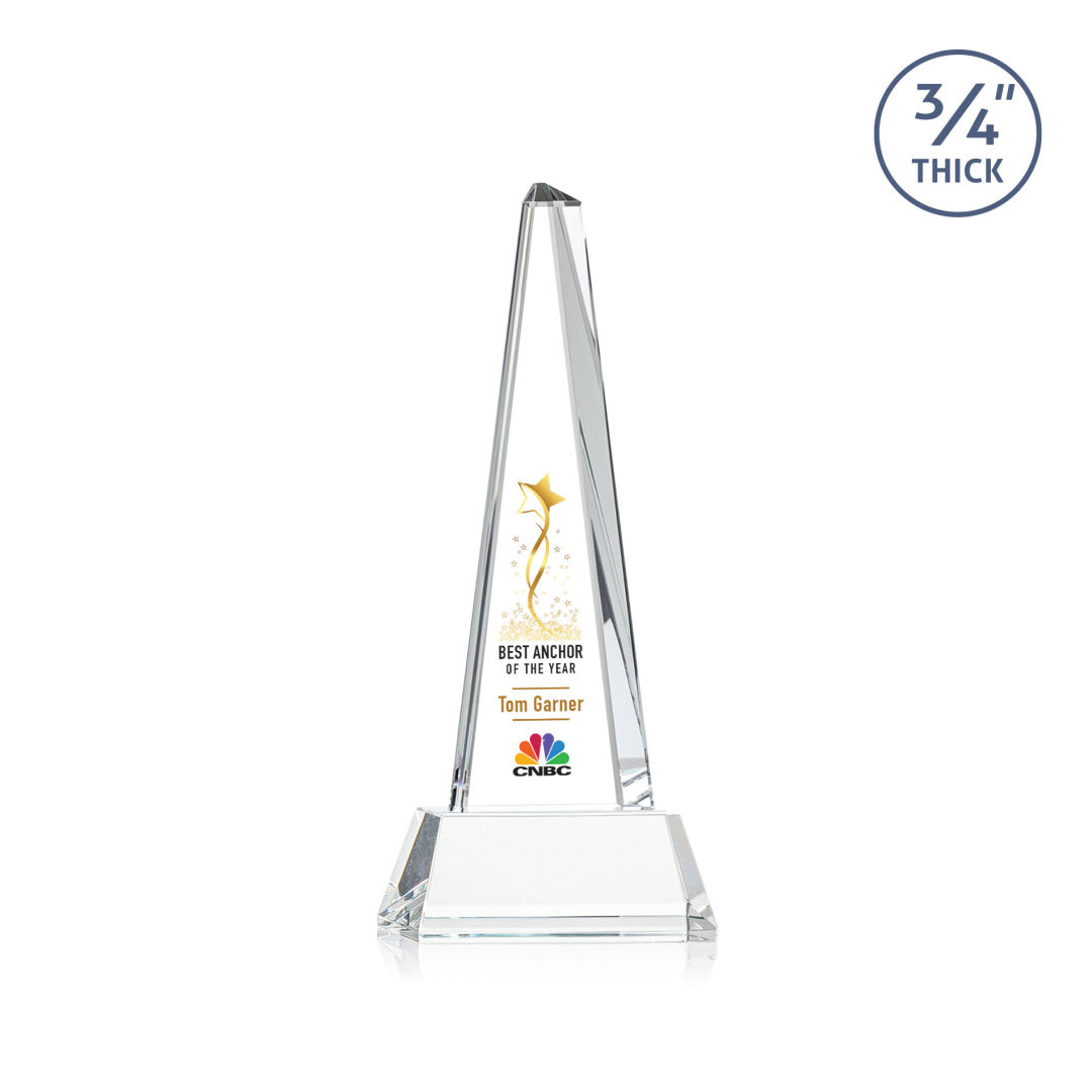 Majestic Tower VividPrint™ Award on Newhaven Base - Clear 7
