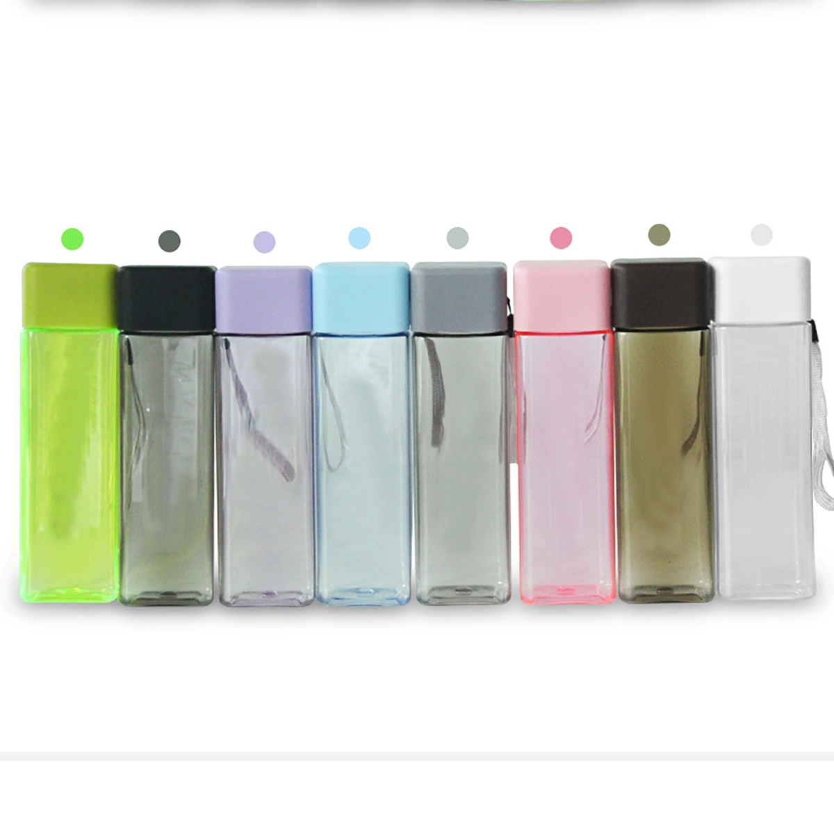 Promotional Plastic Water Bottle With Handy Rope 16 oz 6