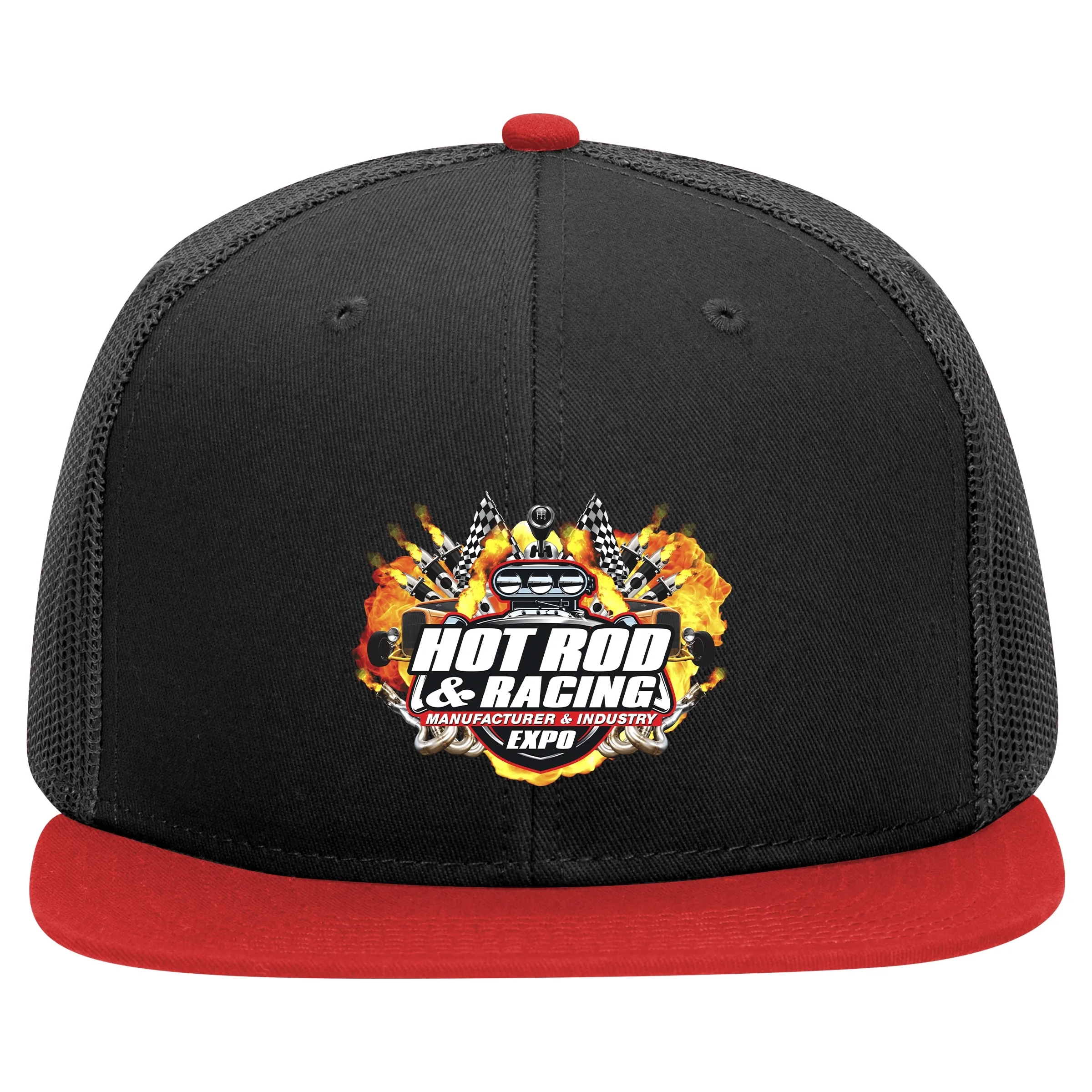 OTTO SNAP 6 PANEL MID PROFILE MESH BACK TRUCKER SNAPBACK HAT 11