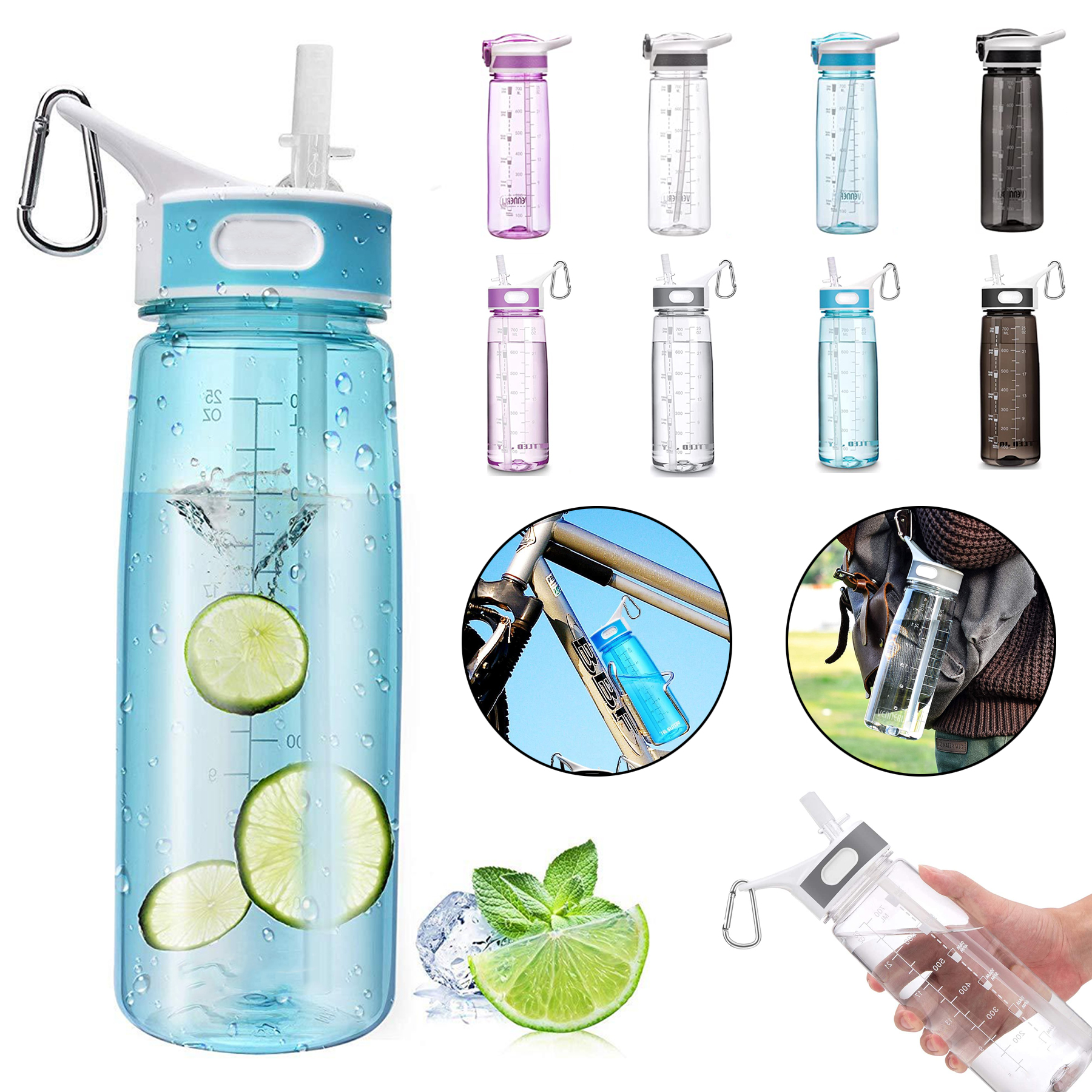 28 OZ Bike Sports Water Bottle 2