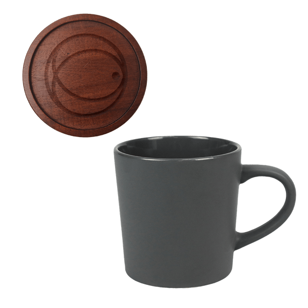 Little Rock 16oz Ceramic with Wood Lid 56
