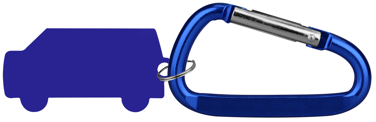 Aluminum Key Holder & Dog Tag with Carabiner 2