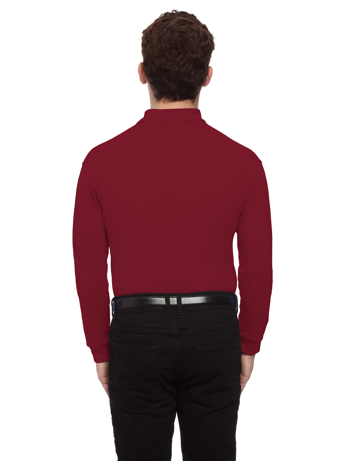 Blue Generation - Men's Pocketless Superblend Long Sleeve Polo 29