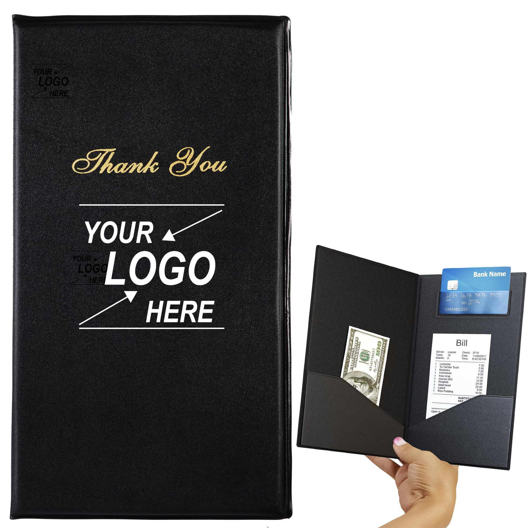 Restaurant Menu and Check Holders 2