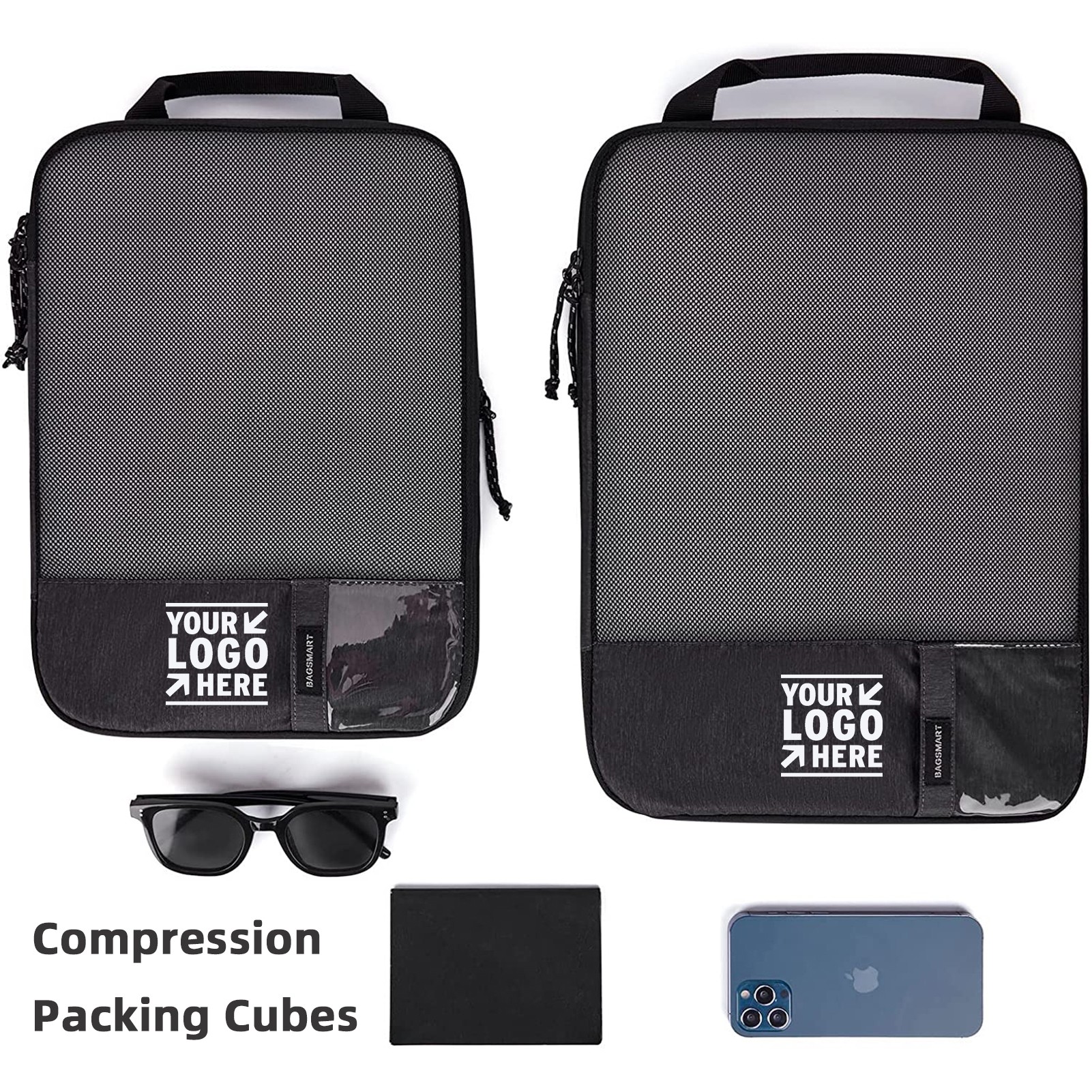 2 Set Travel Organizer Compression Packing Cubes 3