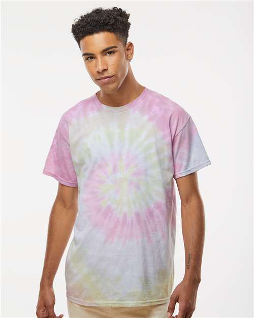 Unisex Multi-Color Tie-Dyed T-Shirt - 1000 35