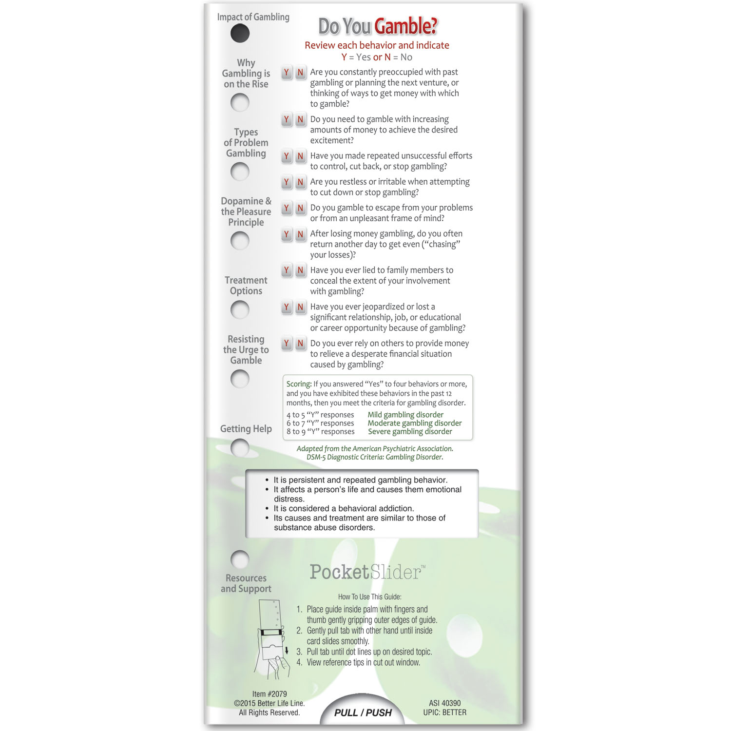 Pocket Slider - Gambling Addiction 2