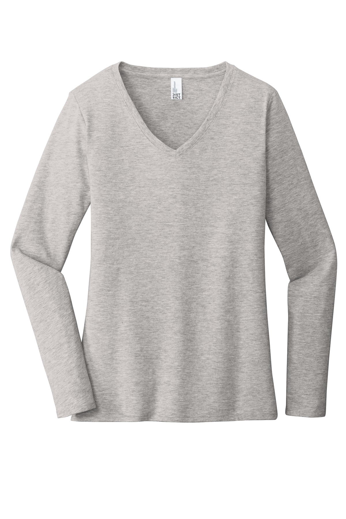 District Women's Very Important Tee Long Sleeve V-Neck. DT6201 15