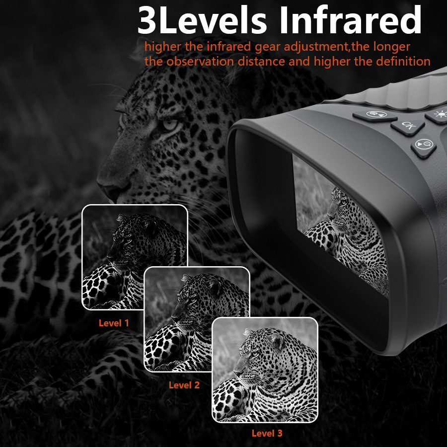 Infrared Digital Binoculars with 2.5K Video Recording and 8x Zoom 8