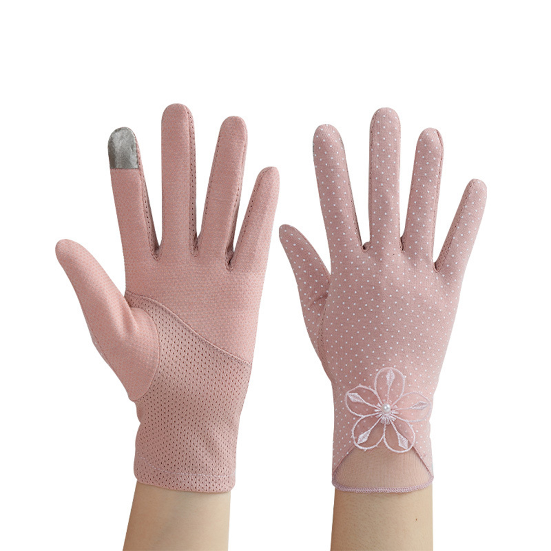 Silk Polyester Touchscreen Gloves 2