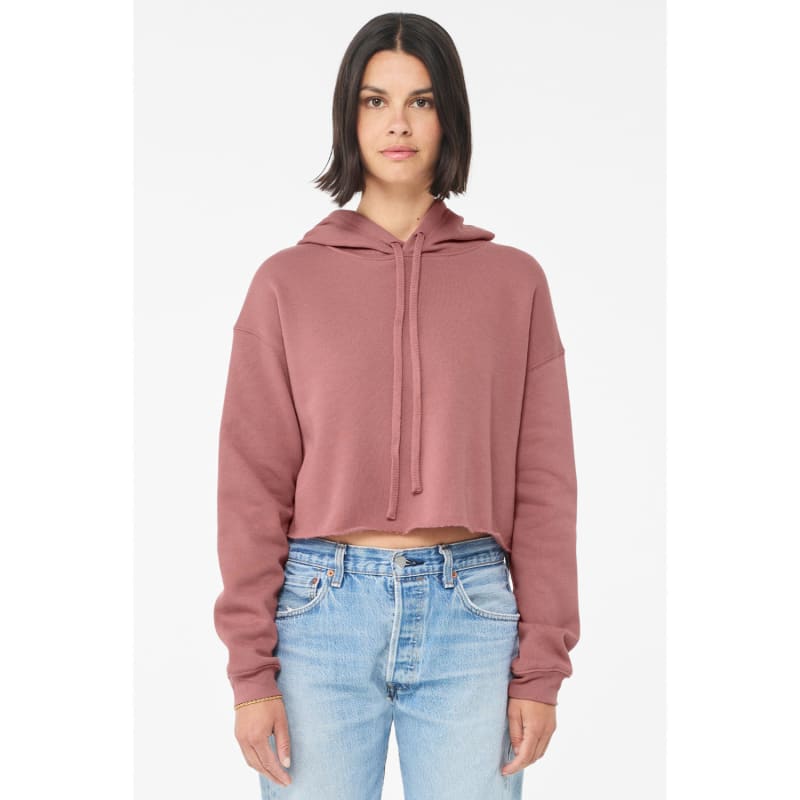 Bella + Canvas Ladies' Cropped Fleece Hoodie 32