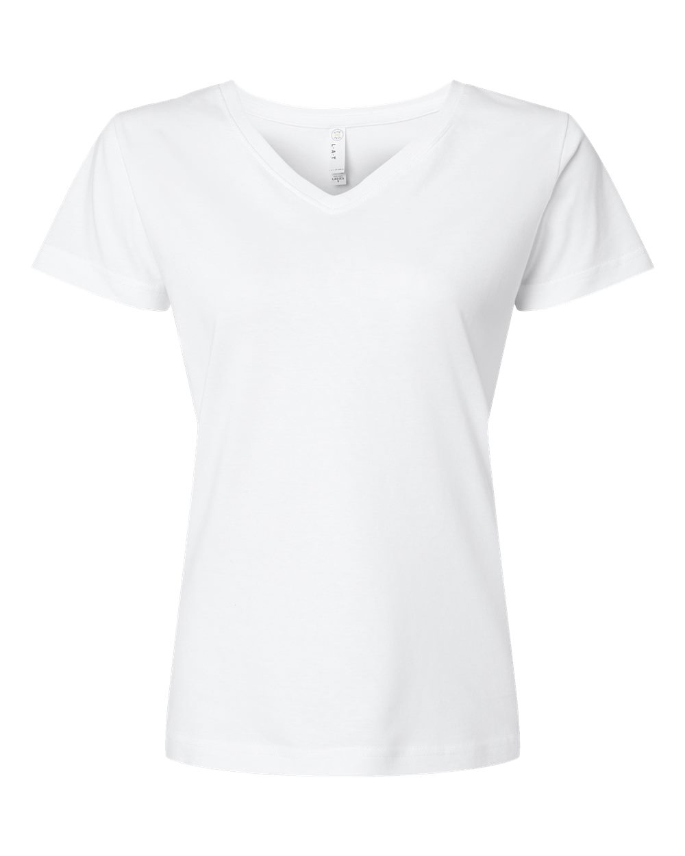 Women's Fine Jersey V-Neck Tee - 3507 68