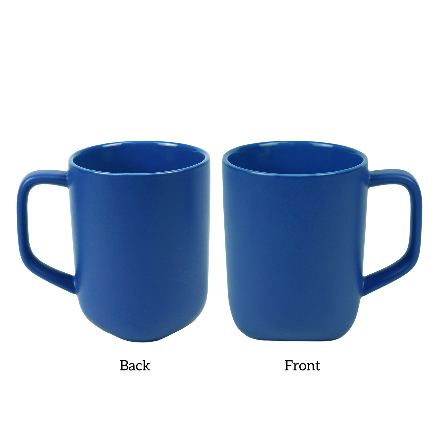 18 oz. Triangle Bottom Recycled Ceramic Coffee Mug w/ Gift Box 9