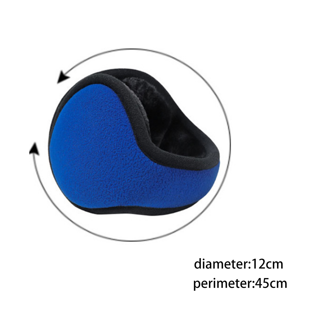 Customizable Fleece Earmuffs Warm Winter Ear Warmers 6