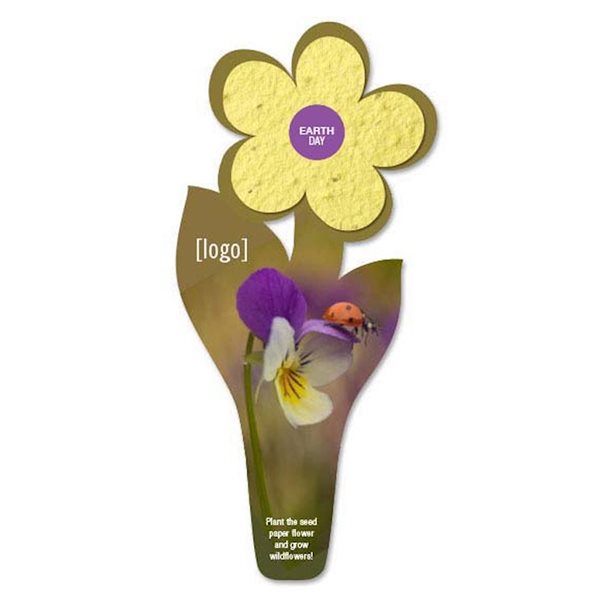 Seed Paper Flower Bookmark 9