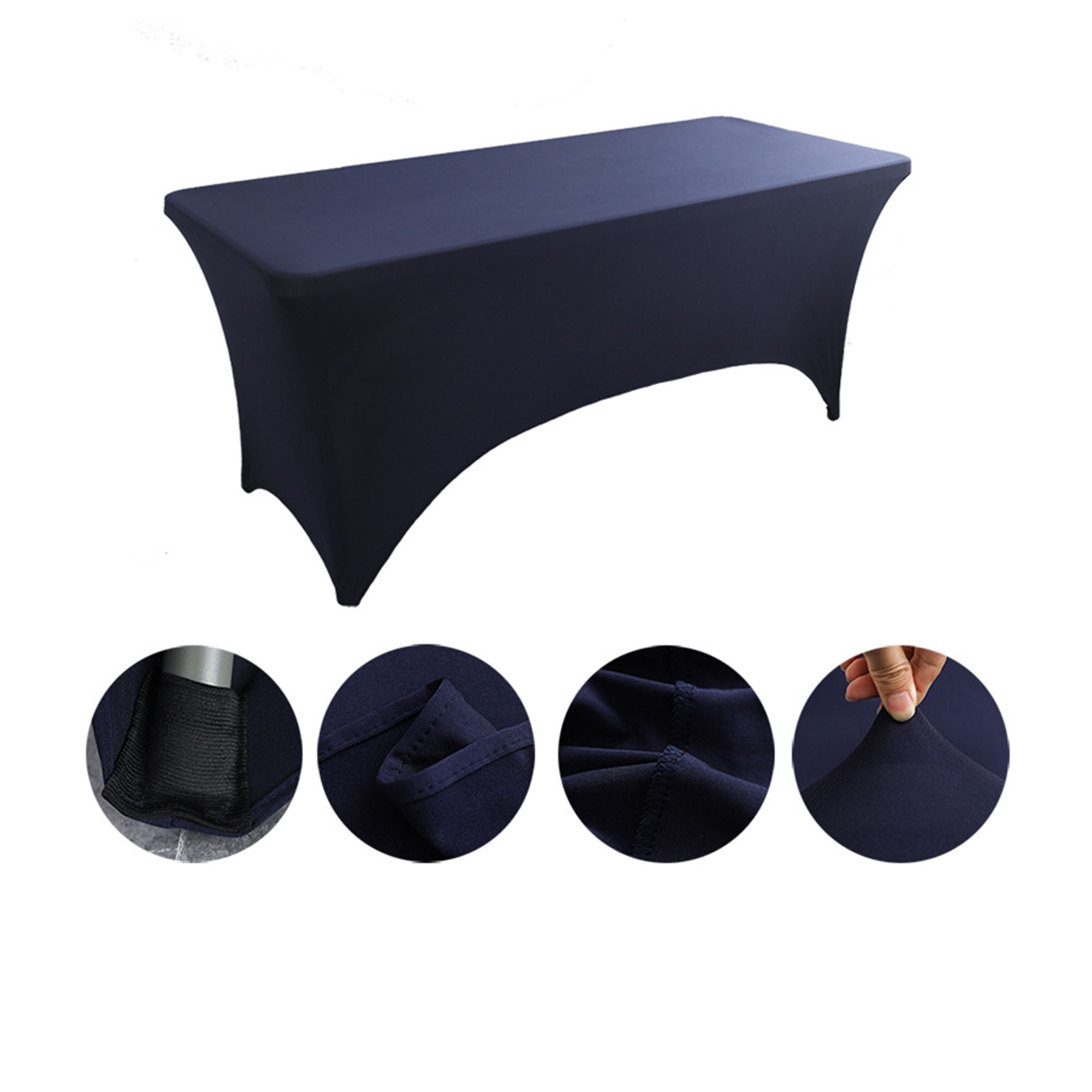 Six Foot Full Color Spandex Fitted Table Cover 8