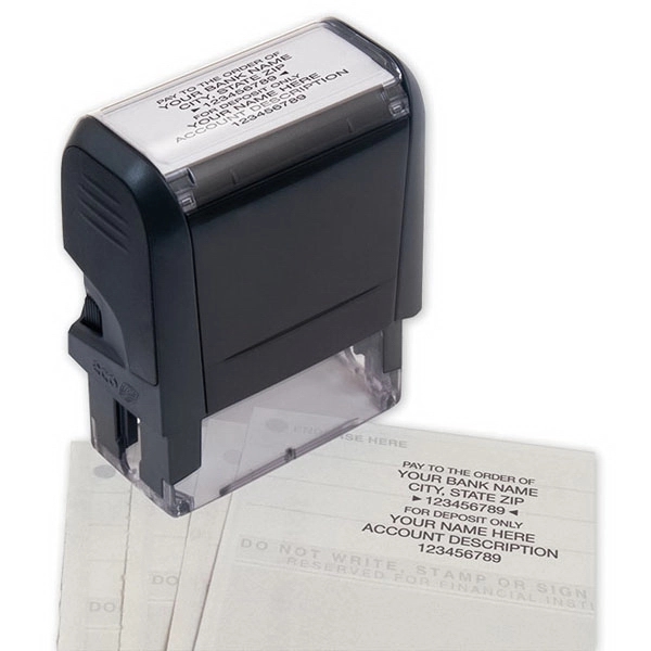 Endorsement Stamp, Self-Inking, Popular Layout 3