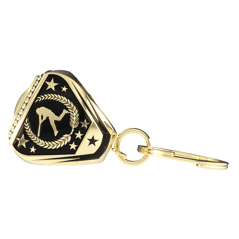 Epic Keychain Ring w/ Stock Bezel & Stock Side Inserts 9