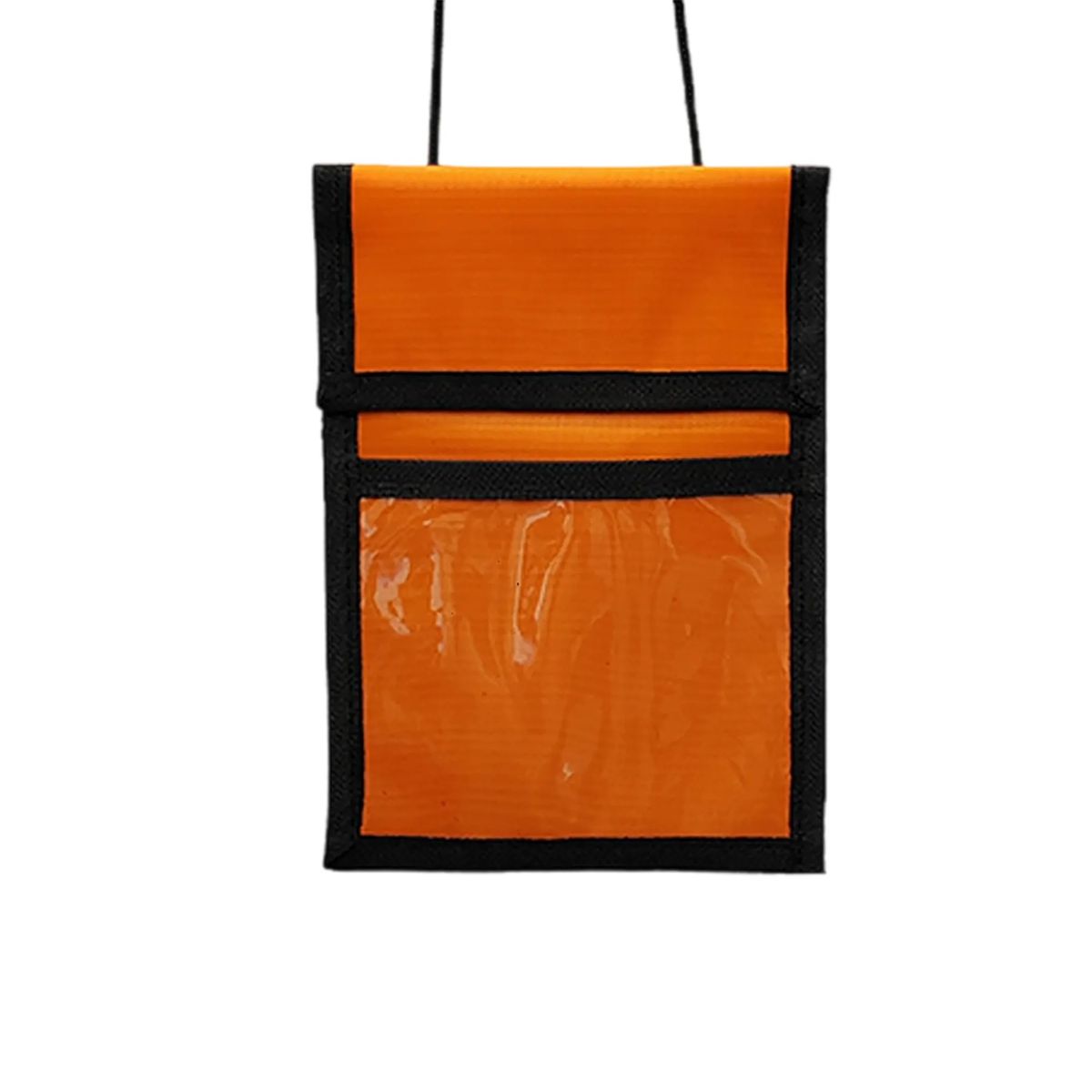 Zippered Neck Wallet with Clear Display Pocket 2