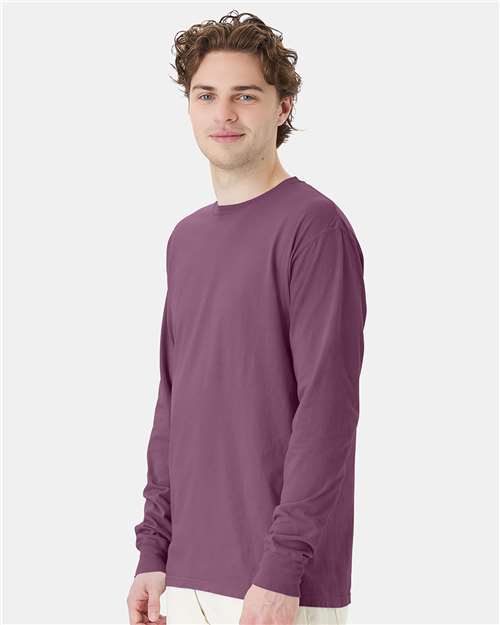 Unisex Garment-Dyed Long Sleeve T-Shirt - GDH200 187